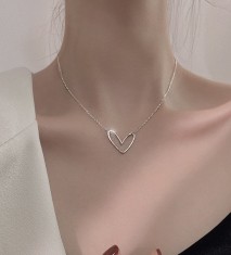 Colier Din Argint --- INIMA --- ARG390D