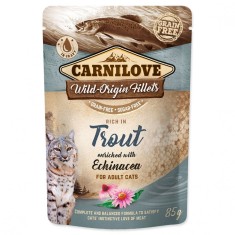 Carnilove Cat Pastrav cu Echinacea 85 g foto