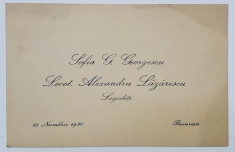 INVITATIE LA LOGODNA , 15 NOIEMBRIE 1920 foto
