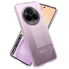 BestCase&reg; Husa Clear Silicon pentru Realme 14 Pro 5G, Transparent