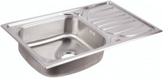 Chiuveta Inox cu Picurator pentru Blat XL-829 / lxLxH[mm]: 765x440x170; Tip: Stanga foto