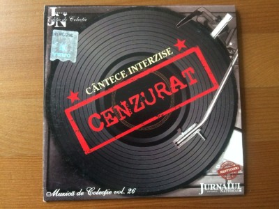 cantece interzise cenzurat various cd disc muzica de colectie vol. 26 jurnalul national pop folk blues rock NM foto