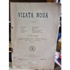 Revista Vieata Noua Nr. 4 aprilie 1912