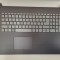 Carcasa superioara cu tastatura palmrest Laptop, Lenovo, IdeaPad 320-17ISK Type 80XJ, Iron Grey, iluminata, layout US