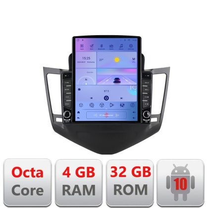 Navigatie Chevrolet Cruze 2009- G-045 ecran tip TESLA 9.7&quot; cu Android Radio Bluetooth Internet GPS WIFI 4+32GB DSP 4G CarStore Technology