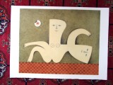Sami Briss, n. 1930- &quot;Toi, Moi, L&#039;Amour&quot;76x56 cm