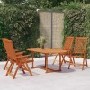 VidaXL Set mobilier de grădină, 5 piese, lemn masiv de eucalipt 3087335