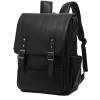 Rucsac multifunctional pentru laptop, Versatyx®, Exterior piele PU, Ideal pentru birou sau calatorii, Impermeabil, Buzunare multiple, Deschidere cu fe