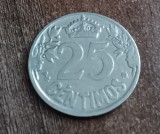 C50 - Moneda foarte veche - 25 centimos ante euro - Spania - 1925, Europa