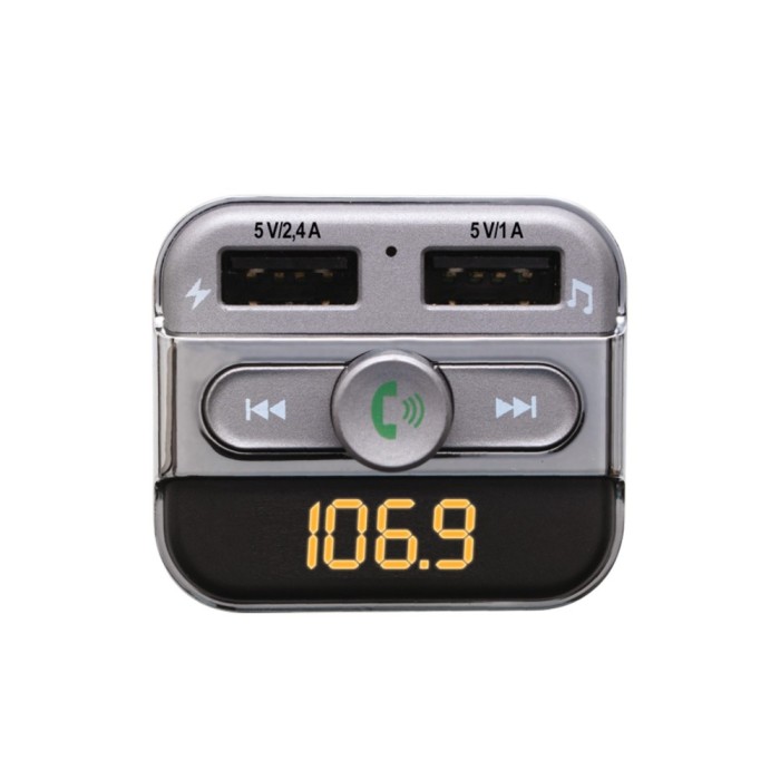 Modulator FM Bluetooth, USB/microSD, alimentare 12/24V, incarcator USB Modulator FM Bluetooth, USB/microSD, alimentare 12/24V, incarcator USB