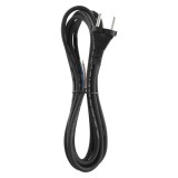 Cablu de alimentare EMOS S03030 nedetasabil flexibil izolatie cauciuc 2x1mm2 3m negru