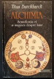 ALCHIMIA SEMNIFICATIA EI si IMAGINEA DESPRE LUME &ndash; Titus Burckhardt 208 pag 1998 HUMANITAS Istoric Notiuni Tehnici Instrumente... Stare foarte buna