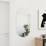 Oglinda decorativa vidaXL 100x50 cm, sticla, design modern, alb