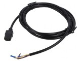 Cablu Alimentare 3x18AWG IEC C13 PVC 3m Negru 10A 250V