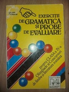 Exercitii de gramatica si probe de evaluare pentru clasa a 4-a foto