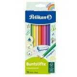 Set 12 creioane colorate triunghiulare, Herlitz
