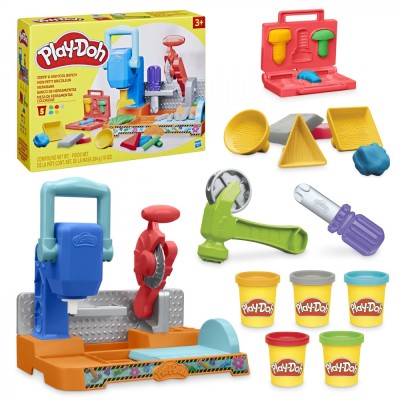 PLAY DOH BANC DE LUCRU CU SCULE foto