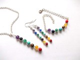 set colier , bratara si cercei 7 chakre 37576