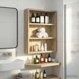 VidaXL Dulap de perete pentru baie Stejar Sonoma 40 x 10 x 50 cm 889345
