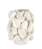 Cumpara ieftin Vaza flori ceramica alba Carambola 24.5x24x31 cm