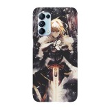 Husa compatibila cu Oppo A73 model Artoria Pendragon Lancer Fate Grand Order, Silicon, TPU, Viceversa, Transparent, Carcasa