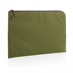 Geanta laptop minimalista, Everestus, 18SEP2283, 15.6 inch, 39.5x28.2x2 cm, Rpet, Verde, saculet si eticheta bagaj incluse foto