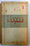CARTEA JUCATORULUI DE SAH de S. SAMARIAN , 1947 *PREZINTA HALOURI DE APA