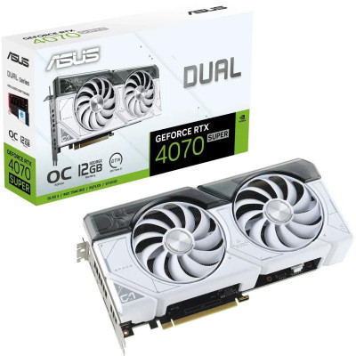 VGA AS DUAL RTX 4070 SUPER 12GB WHITE foto