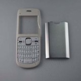 Carcasa Fata Nokia C3-00 Completa Alb Geam Taste