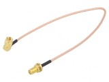 Cablu Coaxial RP-SMA Mamă la SMA Mufă 0,3m 50&Omega; Ecranat
