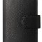 Husa tip carte cu stand neagra (Litchi Grain) pentru LG Optimus L4 II E440