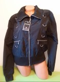 Geaca scurta dama neagra xl
