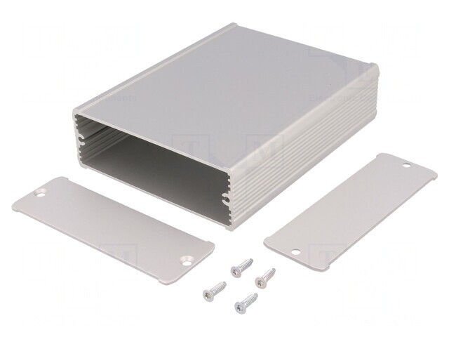 Carcasă aluminiu gri TUF 94x120x32mm