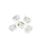 Mufa modulara telefon RJ11 4/6 (6P4C) pentru cablu plat, Oem