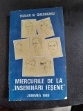 MIERCURILE DE LA INSEMNARI IESENE - TRAIAN N. GHEORGHIU