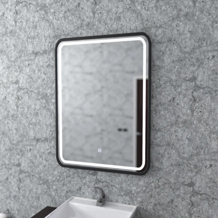 Oglinda LED Touch Konstantine Rama Neagra 60x80cm