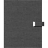 Agenda organizer A5 cu catarama negru Elegance