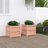 vidaXL Jardiniere de grădină, 2 buc., lemn masiv douglas 837421