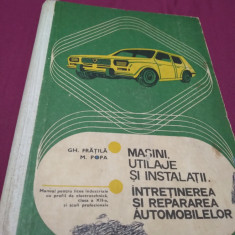 MANUAL CLASA XII MASINI,UTILAJE SI INSTALATII INTRETINEREA SI REPARAREA AUTO