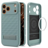 Husa MagSafe pentru Apple iPhone 17 Pro, Spigen, Caseology Parallax S, Verde