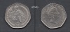 Insula Man, 1997 50 pence, Europa