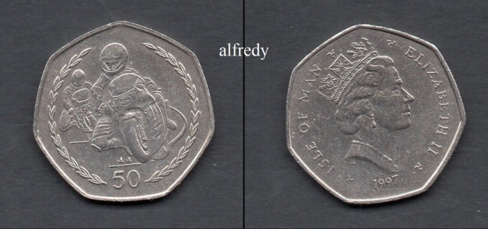 Insula Man, 1997 50 pence