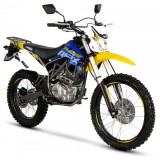 Motocicleta Cross Enduro Asix Defender XB82, 250cc, Roti 21/18, Galben