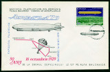 1979 Aeromfila &#039;79 Plic Expozitia Filatelica ZL 127 FRIEDRICHSHAVEN, inseriate