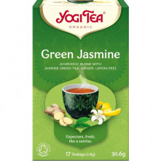 Ceai bio Verde cu iasomie, 17 pliculete 30.6g Yogi Tea