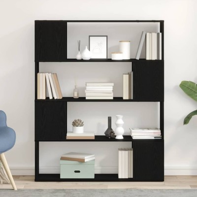 vidaXL Centru de divertisment Negru 100 x 24 x 124 cm Lemn compozit foto
