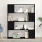 vidaXL Centru de divertisment Negru 100 x 24 x 124 cm Lemn compozit