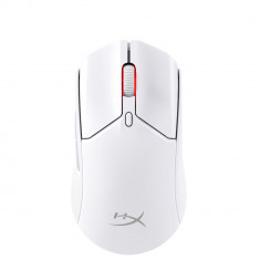 Mouse gaming wireless HyperX Pulsefire Haste 2, 26000 DPI, Iluminare RGB, Alb