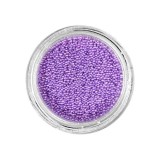 Decorațiuni nail art - perle violet deschis, 0,5mm, INGINAILS