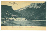 1075 - ORSOVA, Danube Kazan, Litho, Romania - old postcard - unused - 1904, Necirculata, Printata